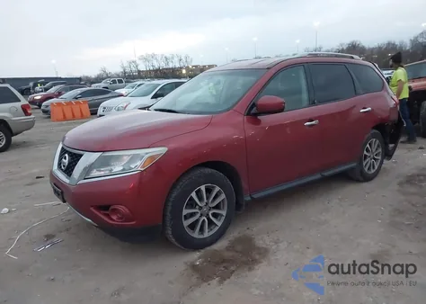 2014 Nissan Pathfinder Sv z USA, uszkodzony, nr VIN 5N1AR2MM4EC692302